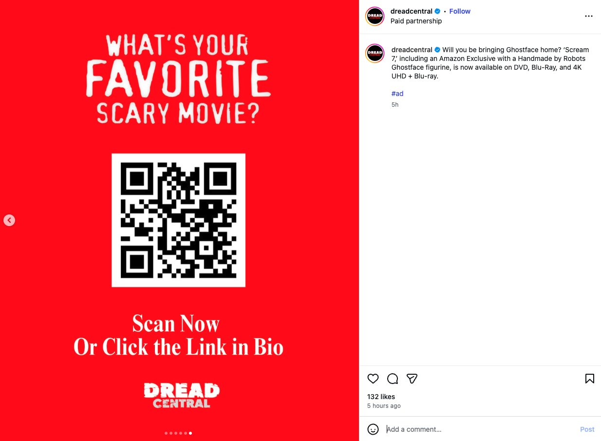 Dread Central - Instagram Post 6
